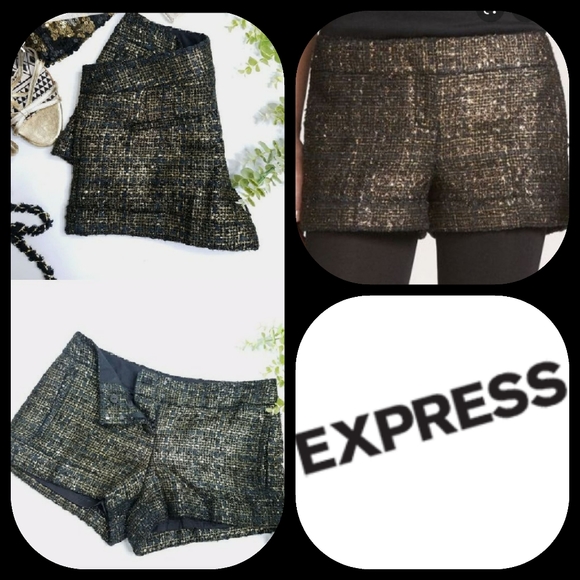 Express Pants - Sold!!!Express Metallic Tweed Shorts